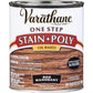 Buy now Varathane 225250H Oil-Based One Step Stain + Poly, Quart, Dark Walnut Quart (Pack of 1) Red Mahogany at indiglob india