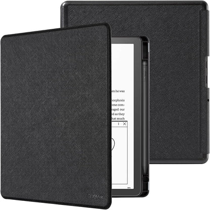 CoBak Case for Kindle Scribe - All New PU Leather Cover with Auto Sleep Wake Feature for Kindle Scribe 10.2" 2022 & 2024 Released with Pen Holder