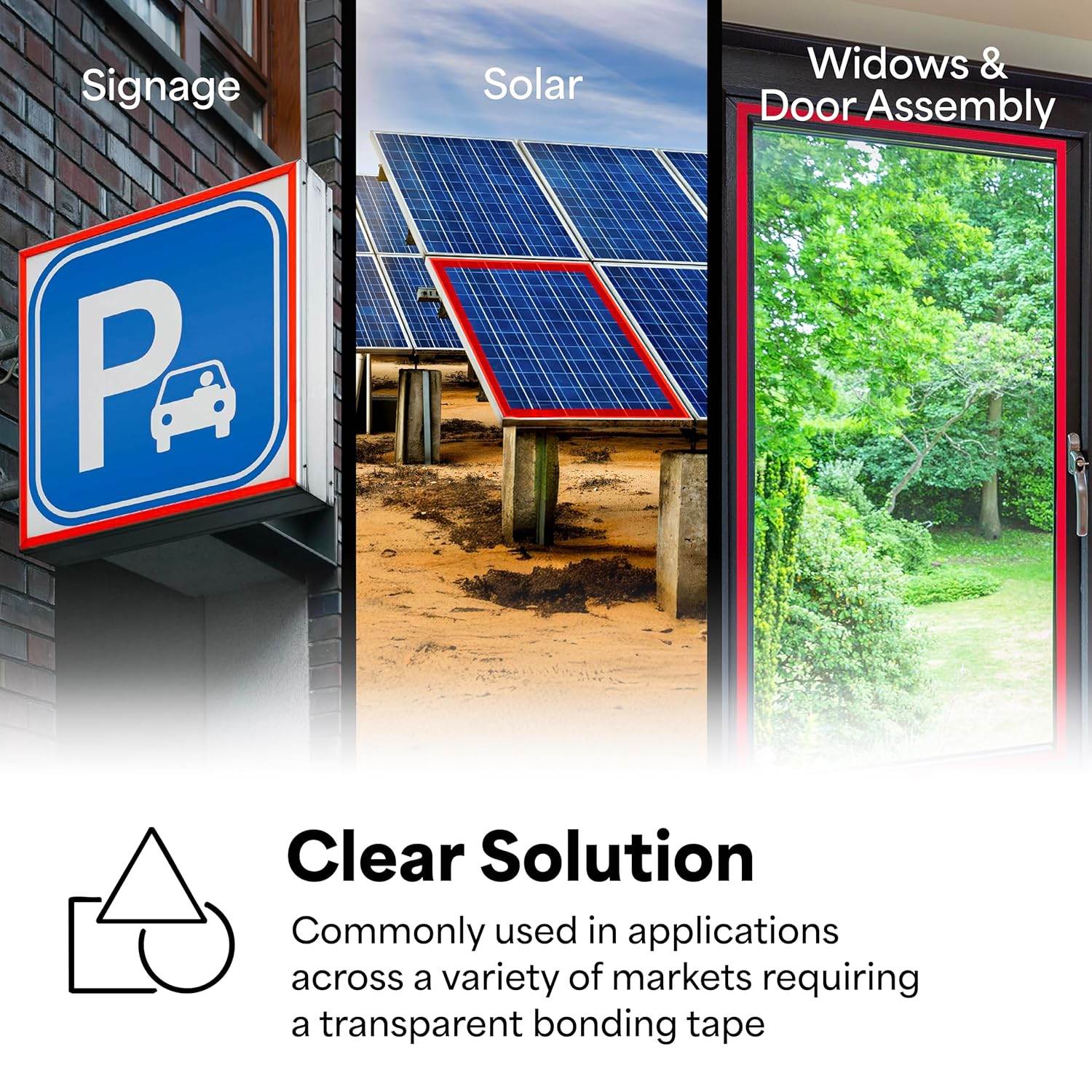 3M 4910 VHB Mounting Tape, Acrylic Foam, Permanent Bonding, Heavy Duty, Clear, 0.5 in x 5 yd, 1 Roll - My Store