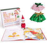 Buy now Elf On The Shelf Girl with with Party Skirts Set - Blue Eyed Female Elf Doll with Book and Twin Festive Snowflake Skirts - Customize Your Elf with Unique Holiday Outfit - Elf Figure Clothing Pack at indiglob india