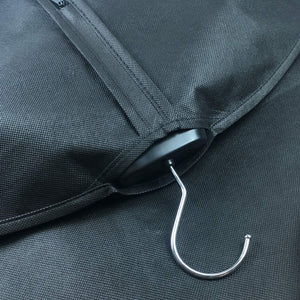 Buy now Garment Storage Bags Suit Bag - Travel 39.4 Inch Coat Covers Protector with Clear Window and ID Card Holder for Dress, Jacket, Uniform - Black, Set of 3 at indiglob india