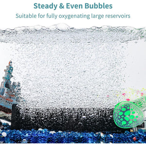 Pawfly Aquarium 8 Inch Air Stone Cylinder for Larger Pump Bubble Diffuser for Outdoor Pond Garden Circulation System and Large Fish Tanks