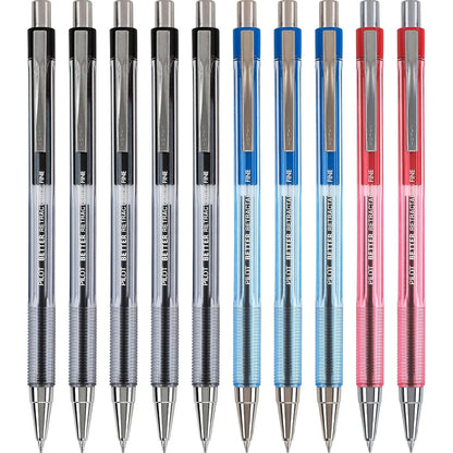 Pilot The Better Ball Point Pen Refillable & Retractable Ballpoint Pens, Fine Point, Blue Ink, 12-Pack (30001)