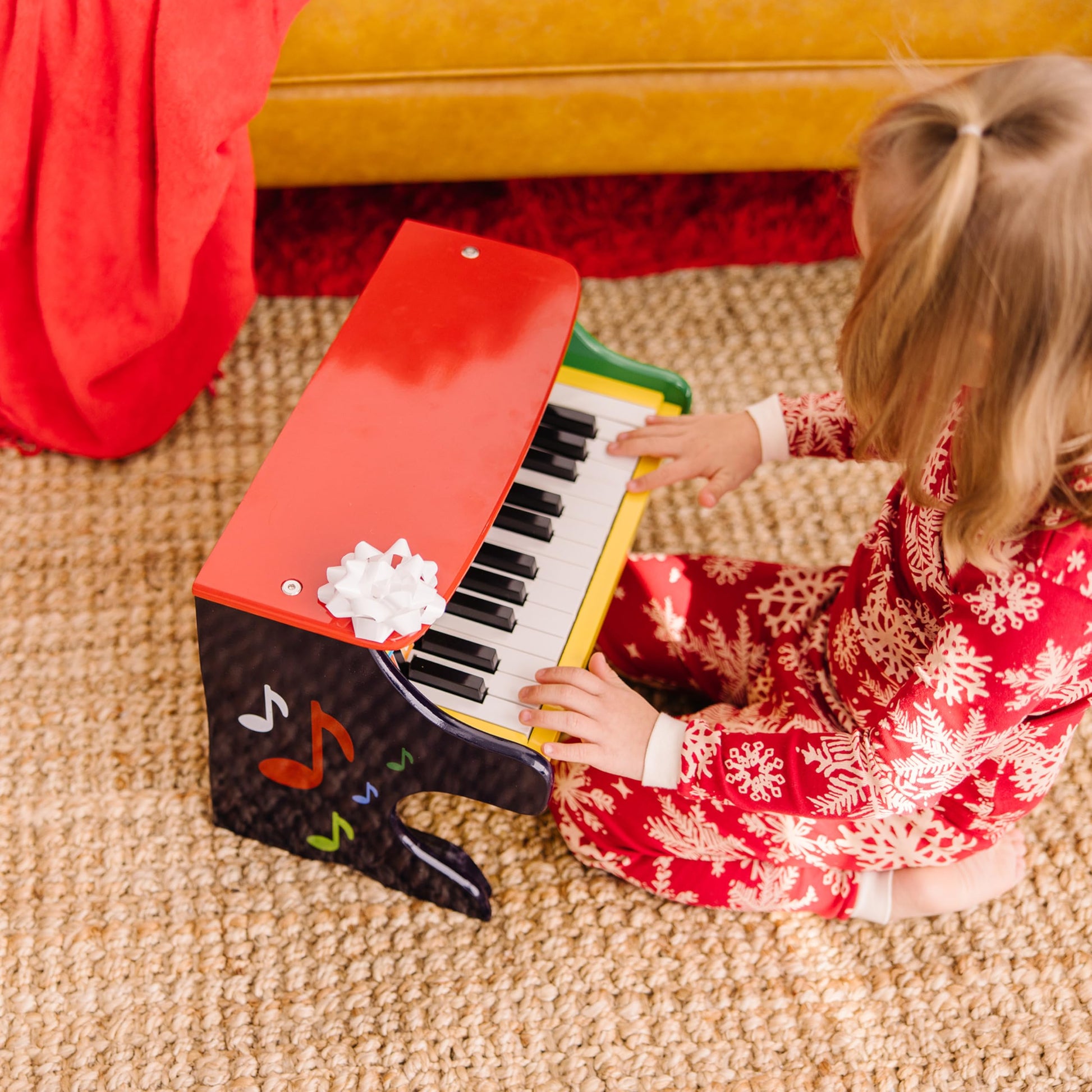 Buy now Melissa & Doug Learn-to-Play Piano with 25 Keys and Color-Coded Songbook Toy Piano Kids, Toddler Toys for Ages 3+ at indiglob india