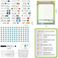 JJPRO Reward Chart for Kids, Dry Erase Routine Chart, Magnetic Behavior Chart for Kids, Star Chart for Kids Behavior at Home.Includes 30 tasks,104 Stars -11“ x 14.5"- Green