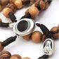 Olive Wood Rosary - Bethlehem Holy Soil, Christian Gift from Jerusalem