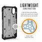 URBAN ARMOR GEAR UAG iPhone Xs/X [5.8-inch Screen] Case Plasma [Ash] Rugged Shockproof Military Drop Tested Protective Cover