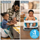 Buy now Ingenuity Baby Base 2-in-1 Booster Feeding and Floor Seat with Self-Storing Tray - Peacock Blue at indiglob india