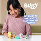 Buy now Bluey Pass The Parcel Figurine Toys Pack of 4, Character Toys with Bingo, Lucky’s Dad, and Lila Figures, Small Action Figures for Kids Ages 3+ at indiglob india