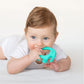 Baby Elefun Teething Ring for Babies 0-6 Months - 5X Pain Relief Smart Teether - Zero Developmental Delay Silicone Teether - Cute Infant Chew Toy, Shower Gift