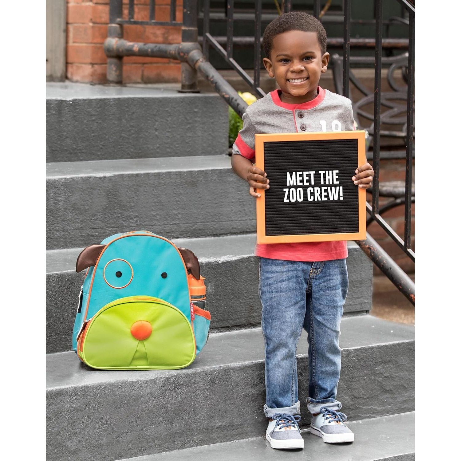 Buy now Skip Hop Toddler Backpack, Zoo Preschool Ages 3-4, Dog at indiglob india