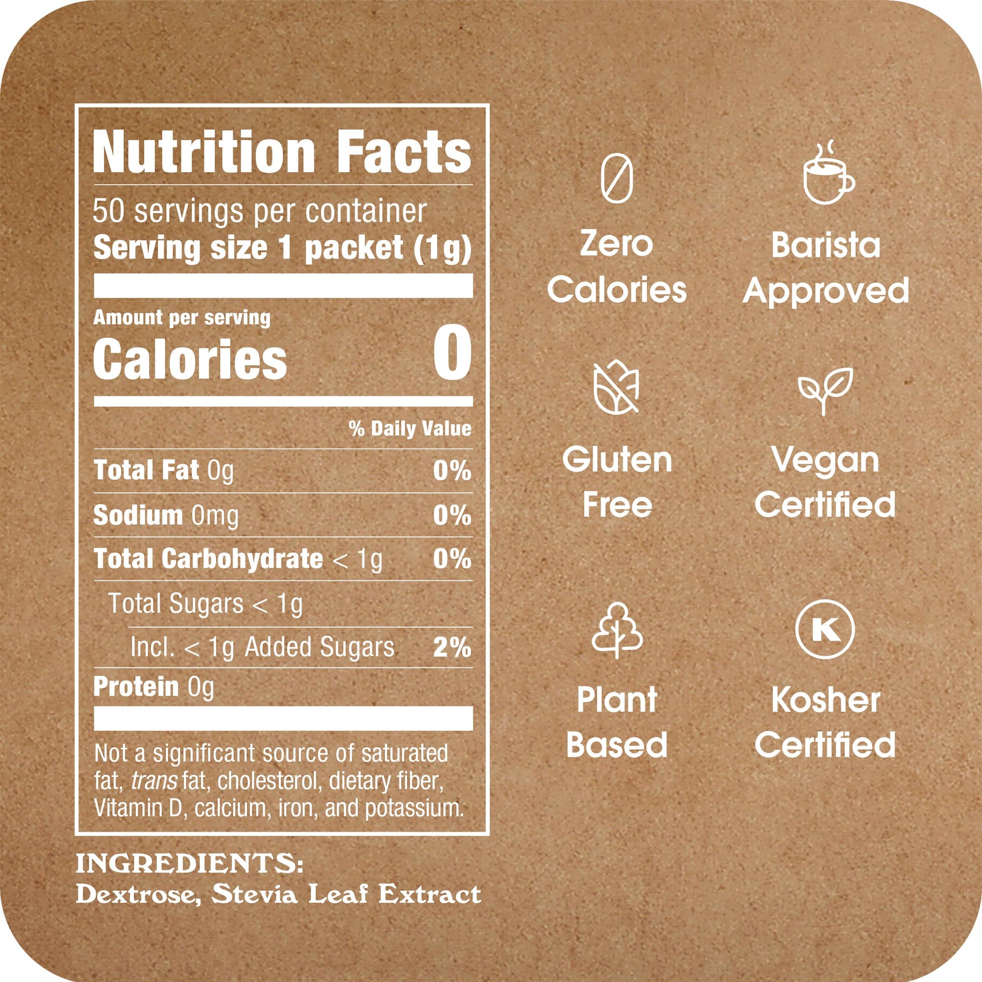 Buy now Stevia In The Raw Stevia Sweetener Packets, 50 Ct, Zero Calorie Stevia Sugar Substitute Packets, No Erythritol or Artificial Flavors, Vegan, Gluten Free, Kosher, Low Glycemic Index at indiglob india