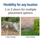 Buy now Havahart Large 2 Door Humane Catch and Release Live Animal Trap for Armadillos, Beavers, Bobcats, Small Dogs, Cats, Foxes, Groundhogs, Nutria, Opossums, Raccoons, Live Catch Trap for Stray Dogs 1045SR at indiglob india