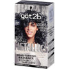 Got2b Metallics Permanent Hair Color, M72 Dusty Silver - Smoky Steel