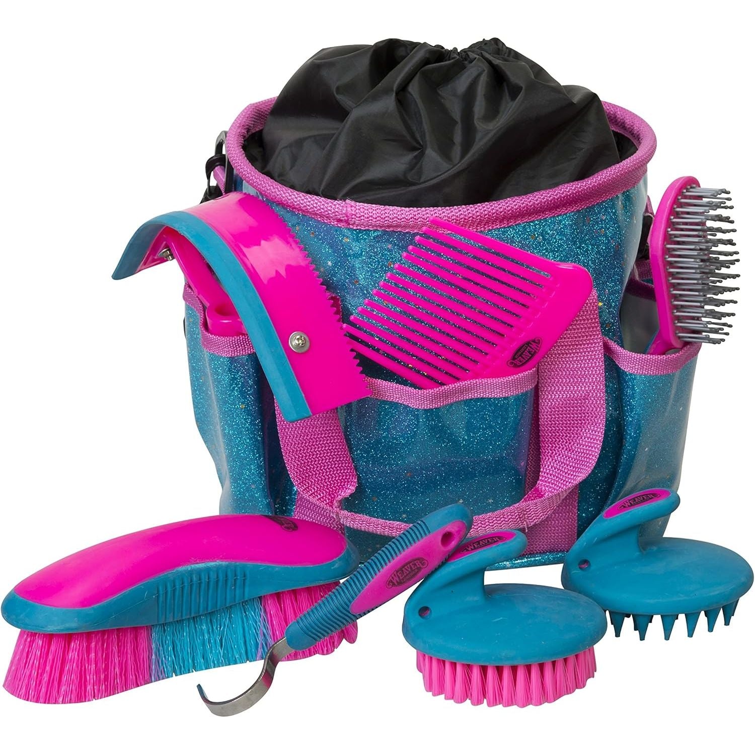 Buy now Weaver Leather Grooming Kit, Black/Beige, 65-2055-BK Blue Glitter at indiglob india