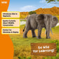 Schleich Wild Life - 3.6" Elephant Toy - Animal Figurine, Animal Toys for Boys and Girls - Realistic Female Gray Elephant - Ages 3+