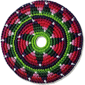 Buena Onda El Grande Flying Disc - 8'' Flexible Sport Disc for Indoor and Outdoor Play - Amazing Handmade Quality from Guatamala - Pocket Discs are Played in Over 20 Family Fun Games