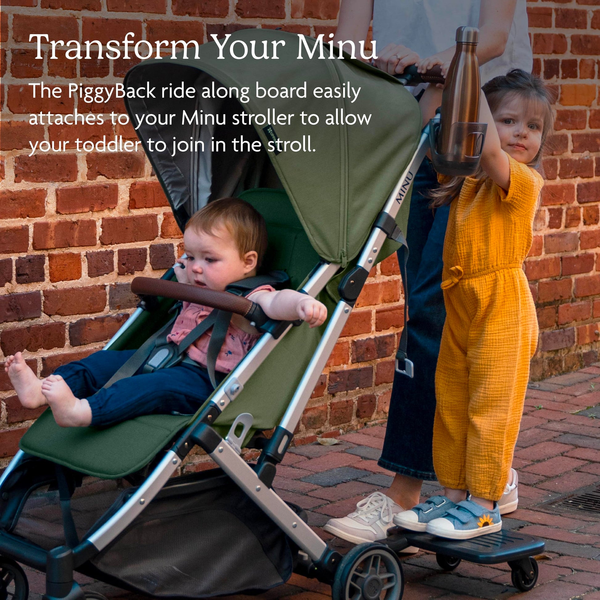 Buy now UPPAbaby Piggyback Ride-Along Board for Minu and Minu V2 / Quick Attachment for Toddlers to Stand + Stroll at indiglob india