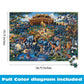 Buy now Buffalo Games - Jigsaw Puzzles 1000 Pieces - Dowdle Noahƒ??s Ark Puzzle - Premium Giftable Foil Box with Reference Poster - Made in USA at indiglob india