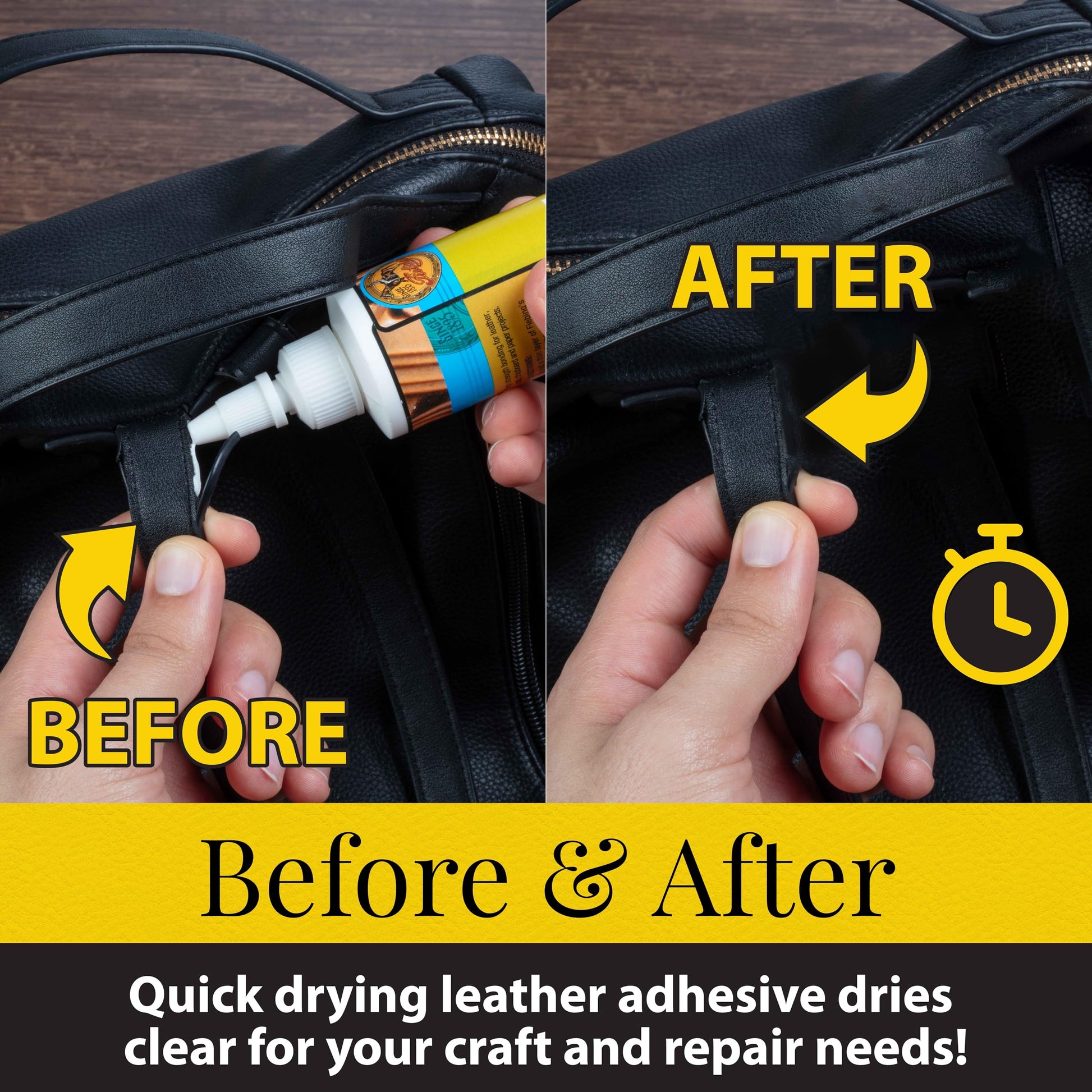 Buy now Fiebing's Leathercraft Cement - 4 oz Leather Glue Adhesive - Quick Drying, High Strength, Flexible, Permanent Bonding Leather Repair for Jackets, Shoes, Furniture, Purse - Non-Toxic & Non-Flammable at indiglob india
