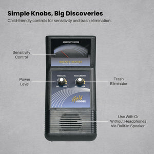 Bounty Hunter Gold Digger Kids Metal Detector – Lightweight Beginner Metal Detector for Treasure Hunting Coins, Jewelry, Relics & Gold – Waterproof Coil, Trash Eliminator – Made in USA