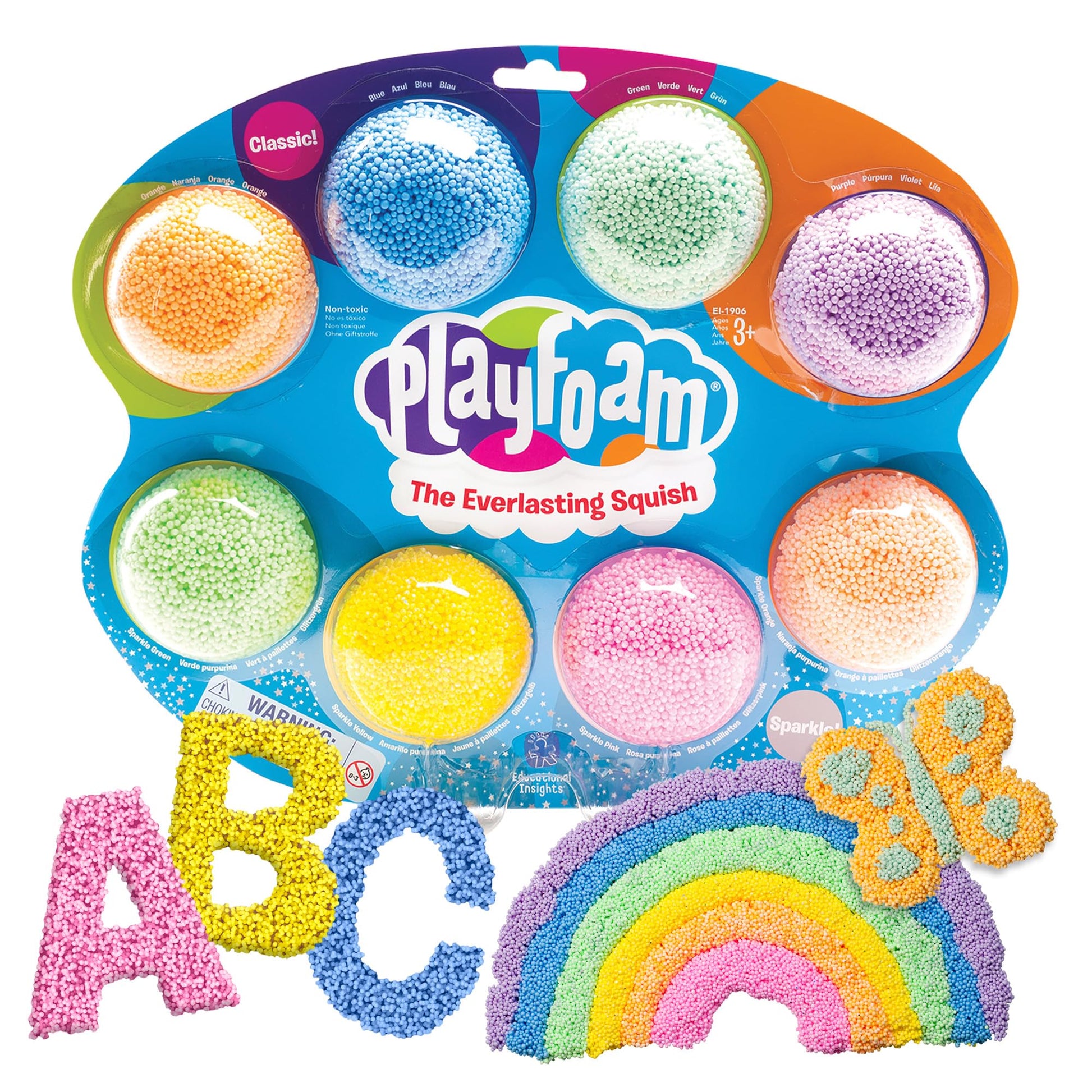 Buy now Educational Insights Playfoam 8-Pack, Fidget Toy & Sensory Toys for Kids & Adults, Easter Basket Stuffers for Kids, Gift for Ages 3+ at indiglob india