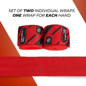 Sanabul Elastic 180 inch Boxing Hand Wraps for Boxing Gloves Muay Thai Kickboxing MMA Wraps for Men & Women