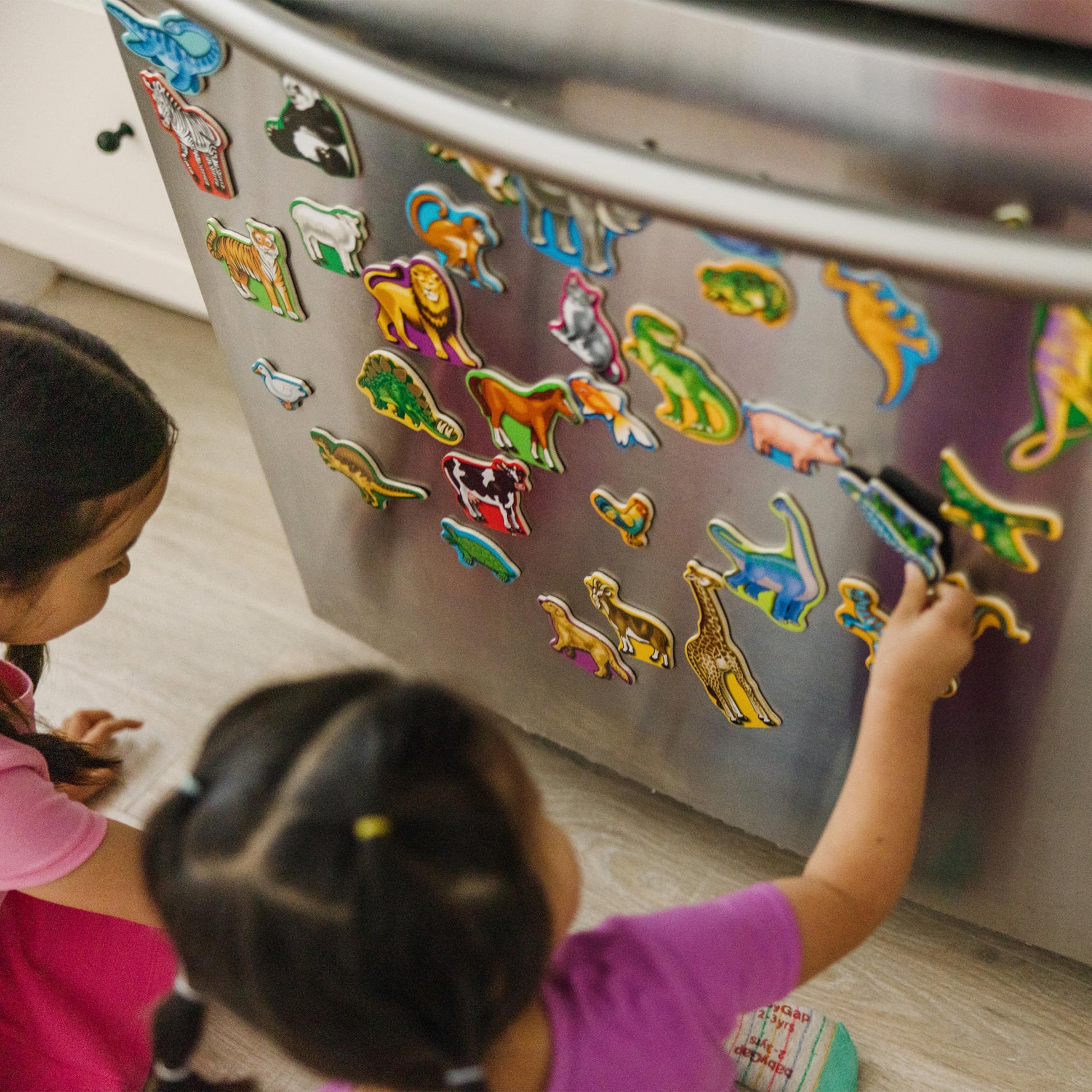 Buy now Melissa & Doug Wooden Magnets Set - Animals and Dinosaurs with 40 Wooden Magnets at indiglob india