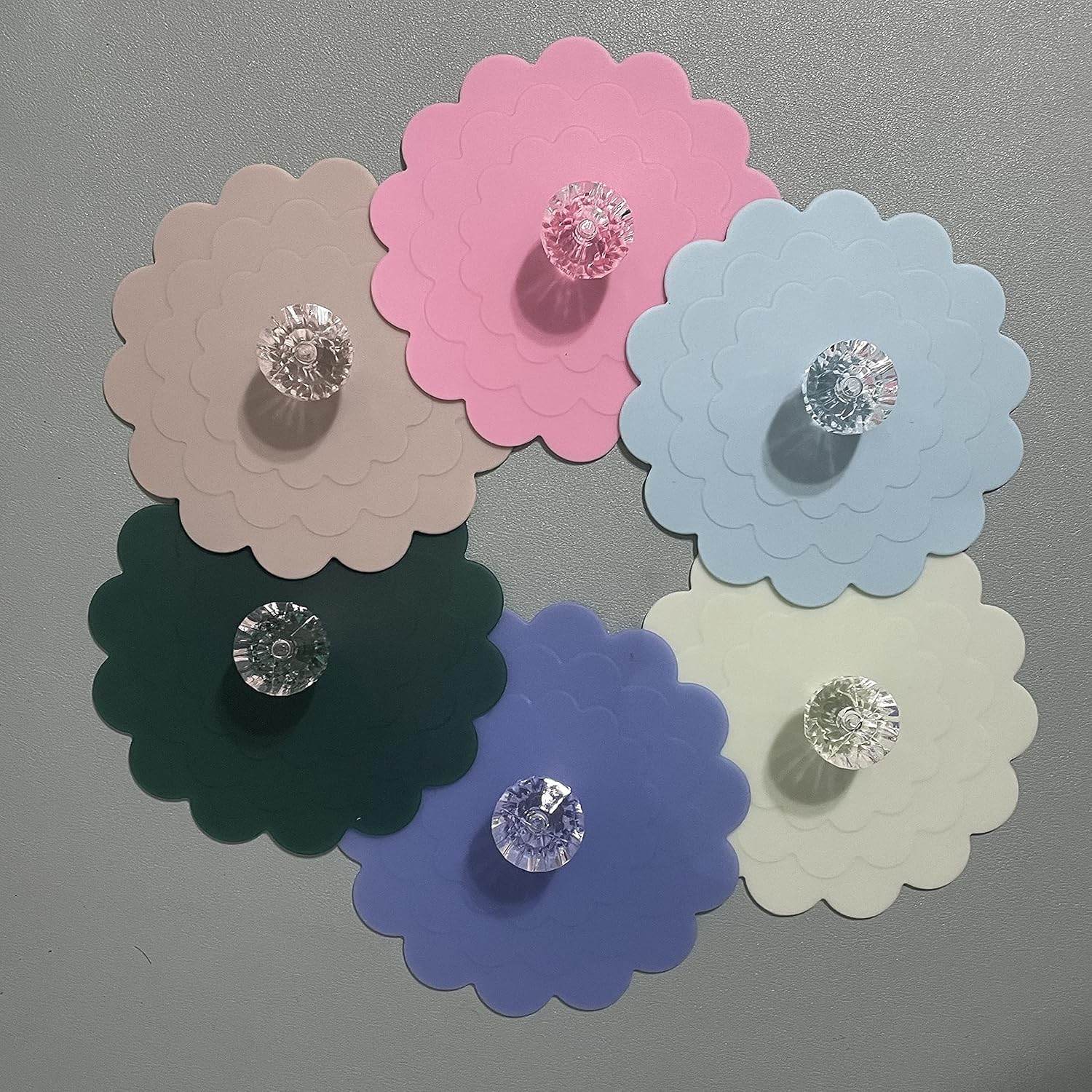 6PCS Silicone Cup Lids Mug Cover, Anti-dust Coffee Cup Mug Covers Airtight Seal Lid Cap,Drink Cup Cover for Hot and Cold Beverages - My Store