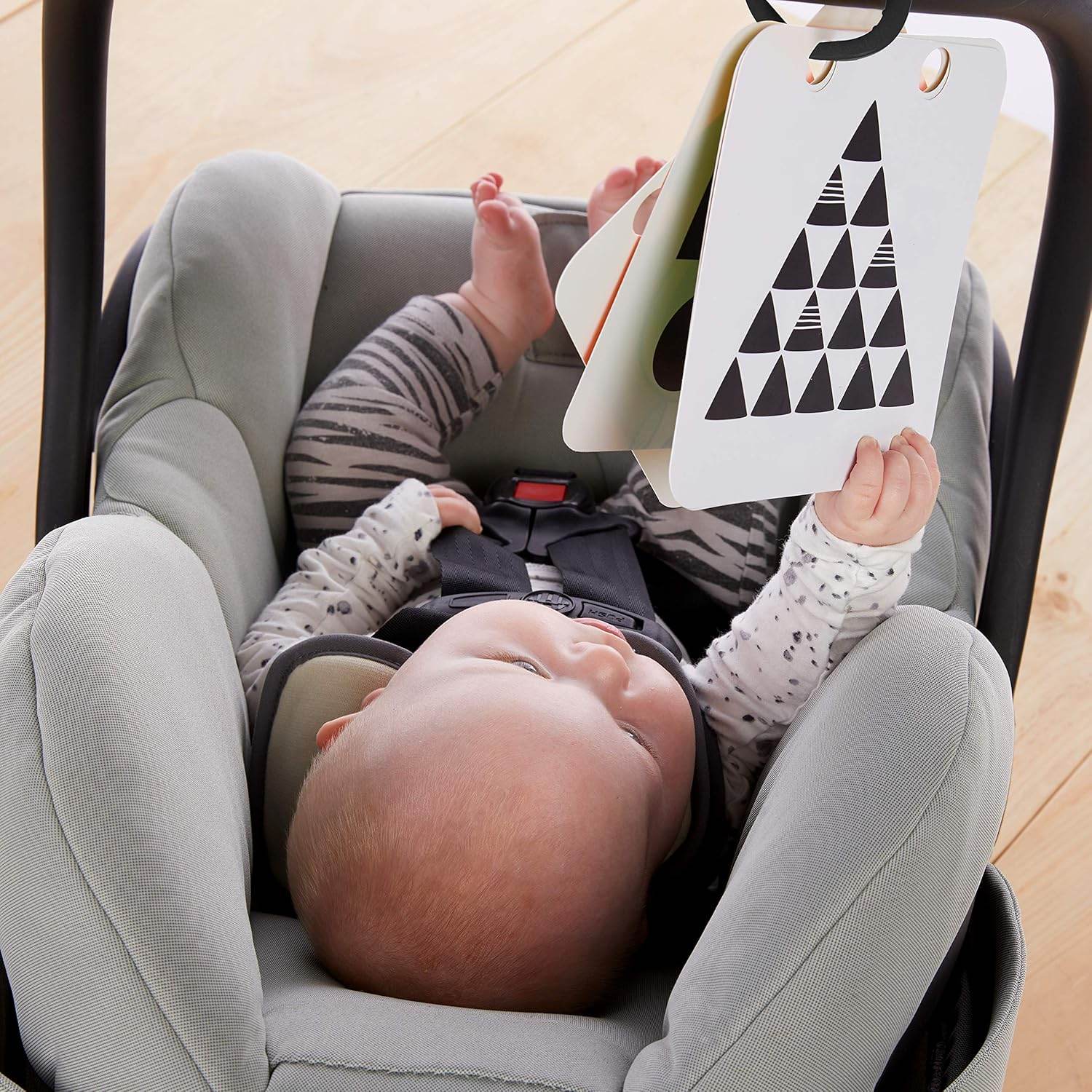 Baby Einstein Flip For Art High Contrast Floor Activity Mirror with Take Along Cards, Tummy Time Play, Newborn+ - My Store