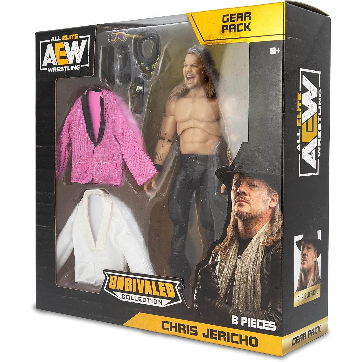 All Elite Wrestling Unrivaled Collection Chris Jericho Gear Pack - 6.5-Inch AEW Action Figure - Series 5 - Amazon Exclusive - My Store