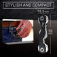 Smart Compact Key Organizer Keychain - Made of Carbon Fiber & Stainless Steel- Pocket key Chain Organizer Up to 28 Keys- Lightweight, Strong Includes Bottle Opener, Carabiner & More
