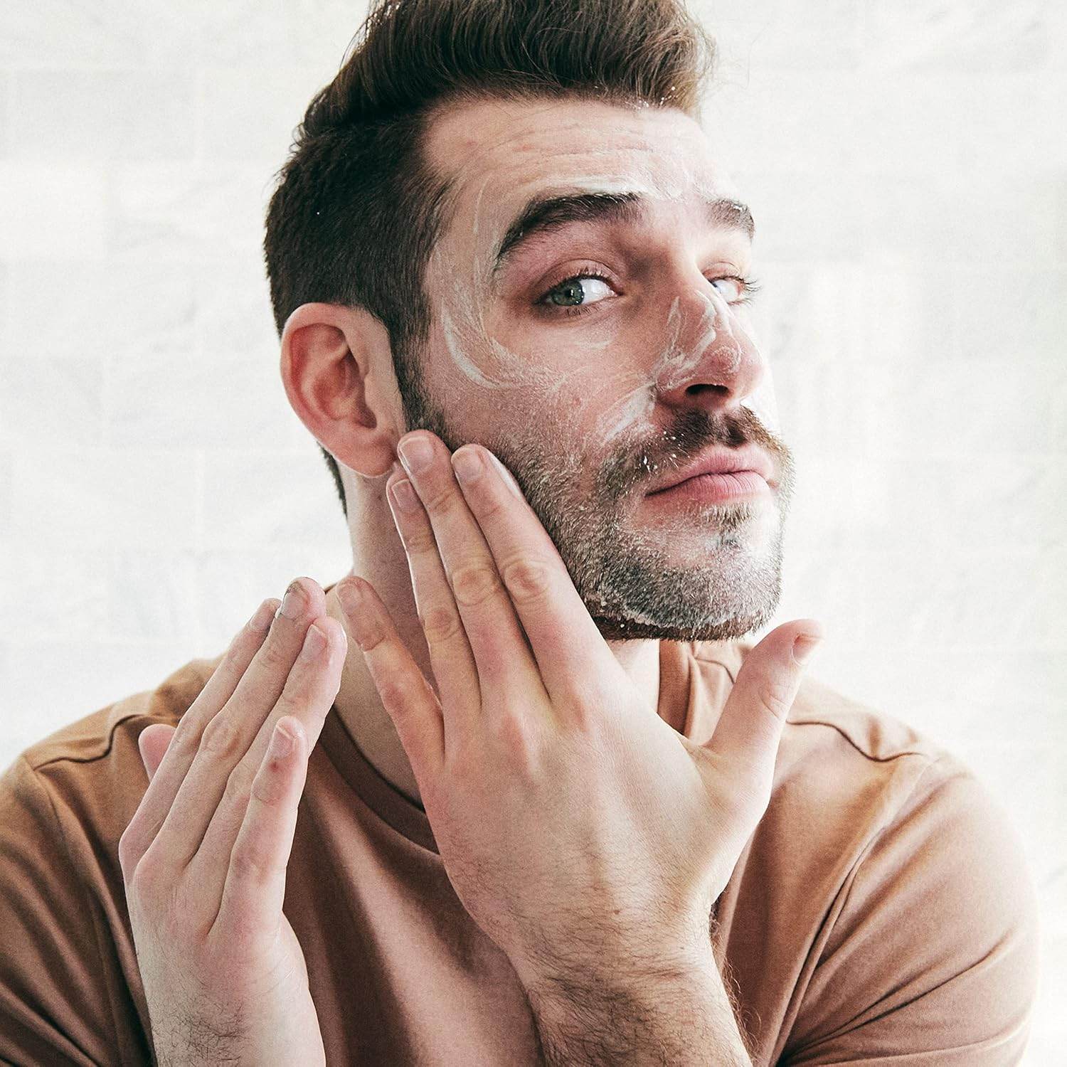 Brickell Men's Purifying Charcoal Face Wash for Men, Natural and Organic Daily Facial Cleanser, 8 Ounce, Scented - My Store