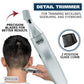Wahl Men’s Nose Hair Trimmer, for Eyebrows, Neckline, Nose & Ear Hair, Precision Detail Trimming with Interchangeable Heads, Battery Included - Model 5545-400