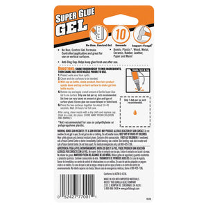 Gorilla Super Glue Gel, Clear Glue, 20 Gram (Pack of 1) - All Purpose and Fast Setting for Projects and Repairs