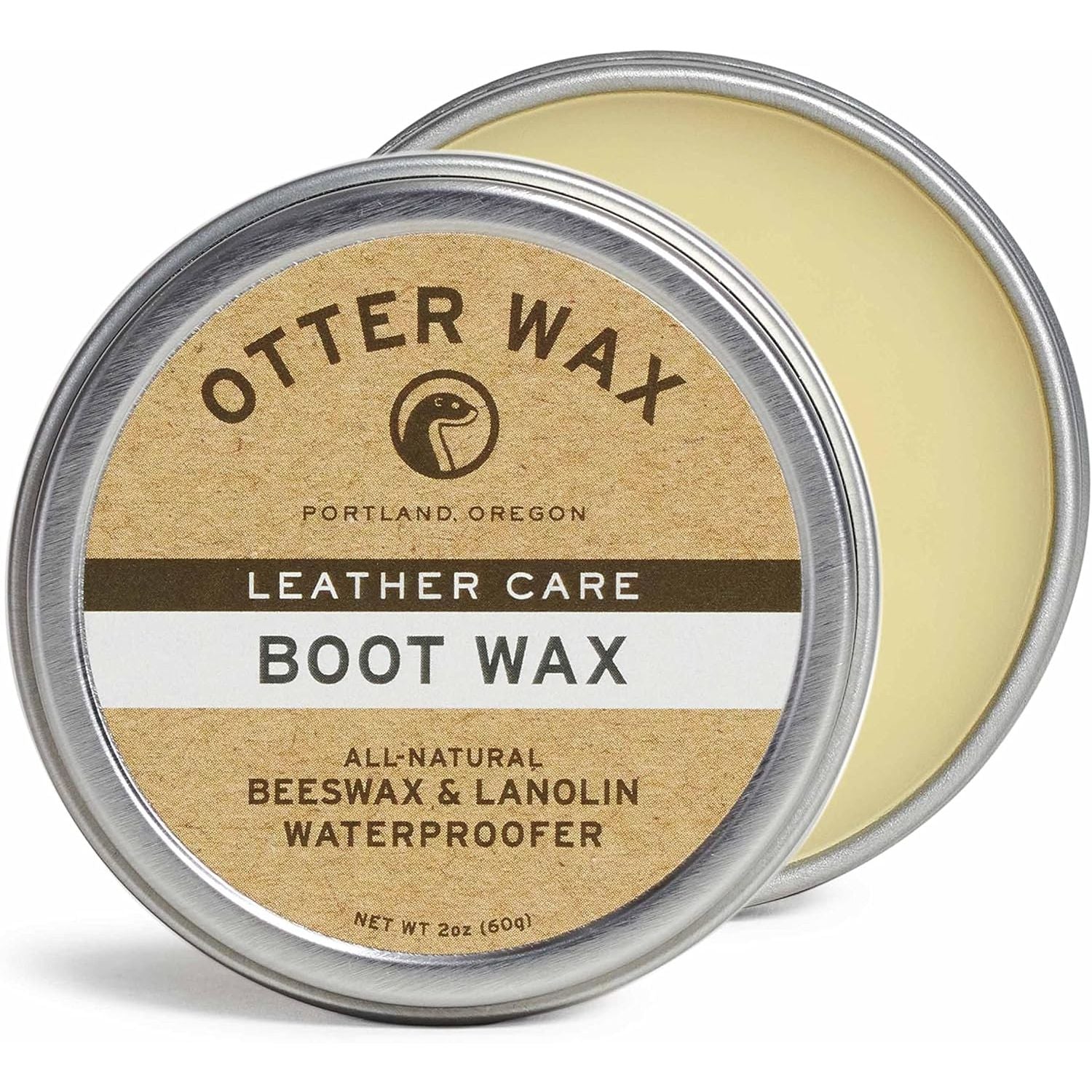 Buy now Otter Wax Boot Wax | 2oz | All-Natural Leather Waterproofer | Made in USA at indiglob india