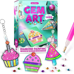 Buy now Dan&Darci Diamond Art Kit for Kids - Gem Painting Arts & Crafts Kits for Ages 6-12 - Easter Gifts for 6, 7, 8, 9, 10, 11, 12 Year Old Boy & Girl - Girls Birthday Toys Gift Ideas - Craft Activities at indiglob india