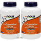 NOW Foods Supplements, L-Carnitine 1,000 mg, Purest Form, Amino Acid, Fitness Support*, 50 Tablets