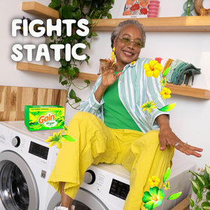 Gain Dryer Sheets Plus Wrinkle Release, Original Scent, 240 Count, Fights Static With a Touch of Scent, Laundry Sheets