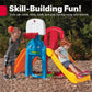 Buy now Step2 Game Time Sports Climber, Kids Indoor/Outdoor Playset, Backyard Playground Set, Slide, Climbing Wall, Basketball Hoop, Outside Jungle Gym, For Toddlers 2-6 Years Old at indiglob india