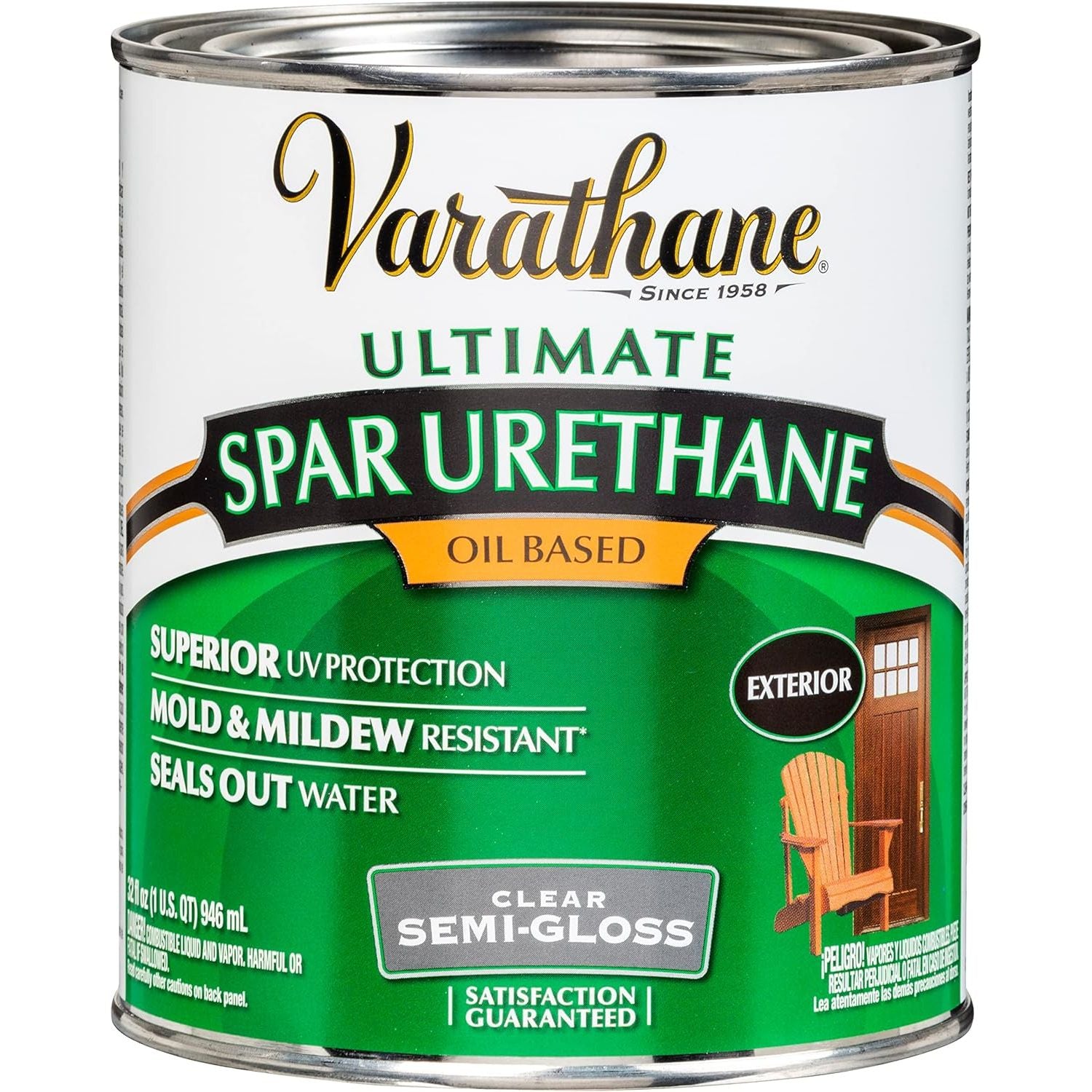 Buy now Varathane 9241 Oil-Based Ultimate Spar Urethane, Quart, Gloss Quart Semi-Gloss at indiglob india