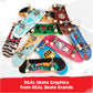 Tech Deck, DLX Pro 10-Pack of Collectible Fingerboards, For Skate Lovers, Kids Toy for Ages 6 and up