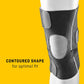 FUTURO Performance Compression Knee Support, Ideal for Everyday Activities, One Size - Black