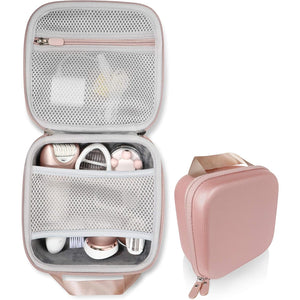 Women's Epilator Case for Philips Satinelle Advanced Wet & Dry Epilator, Prestige Bre650, Deess Permanent Hair Removal, Flawless Legs Women Hair Removal, Braun SIL-epil9 9-579, Rose Gold, M, Compact