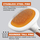 Buy now Wahl Premium Patented Dual Level Sensitive Skin Pet Slicker ƒ?? Ergonomic handle makes Deshedding, Grooming and Brushing Comfortable for you and your Dog or Cat - 858500 at indiglob india
