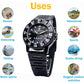 Buy now Smith & Wesson Men's S.W.A.T. Watch, 3ATM, Stainless Steel Caseback, Glowing Hands, Back Glow, Tactical Watch, Precision Quart, Scratch Resistant, 40mm, Christmas Gift at indiglob india