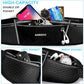 Running belt for Men Women with Extender Large Capacity Runner Waist Pack with 4 PocketsHiking Travel Camp Running Workout Belt BagReflective No Bounce Waist BagEasy Carry Large Phones black