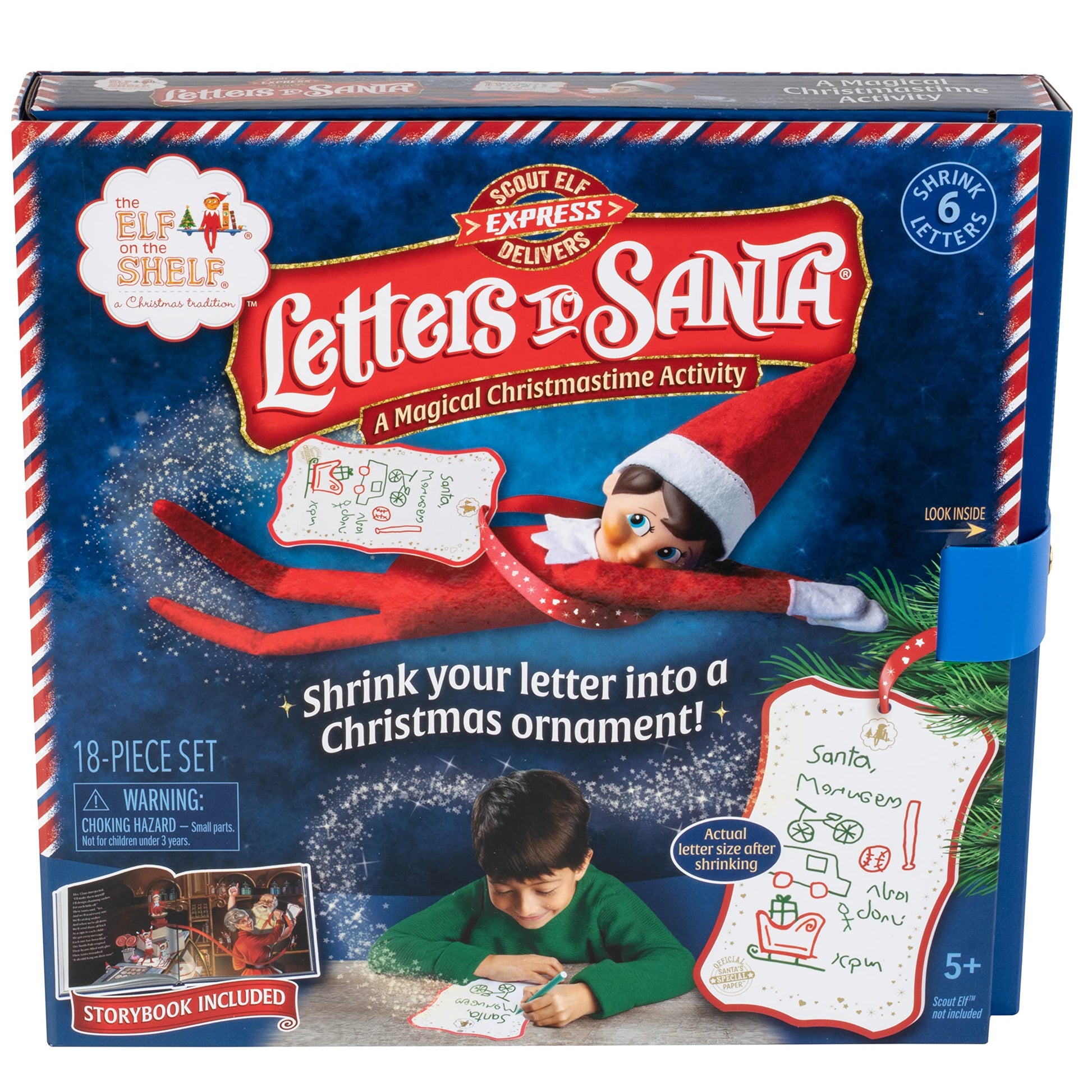 Buy now The Elf on The Shelf: Letters to Santa - Send Shrinking Christmas Lists to Santa through your Elf- 18 Piece Gift Set Includes Magic X-mas Paper, Mrs Claus' Press, Ribbon Sashes, Markers, and Parchment at indiglob india