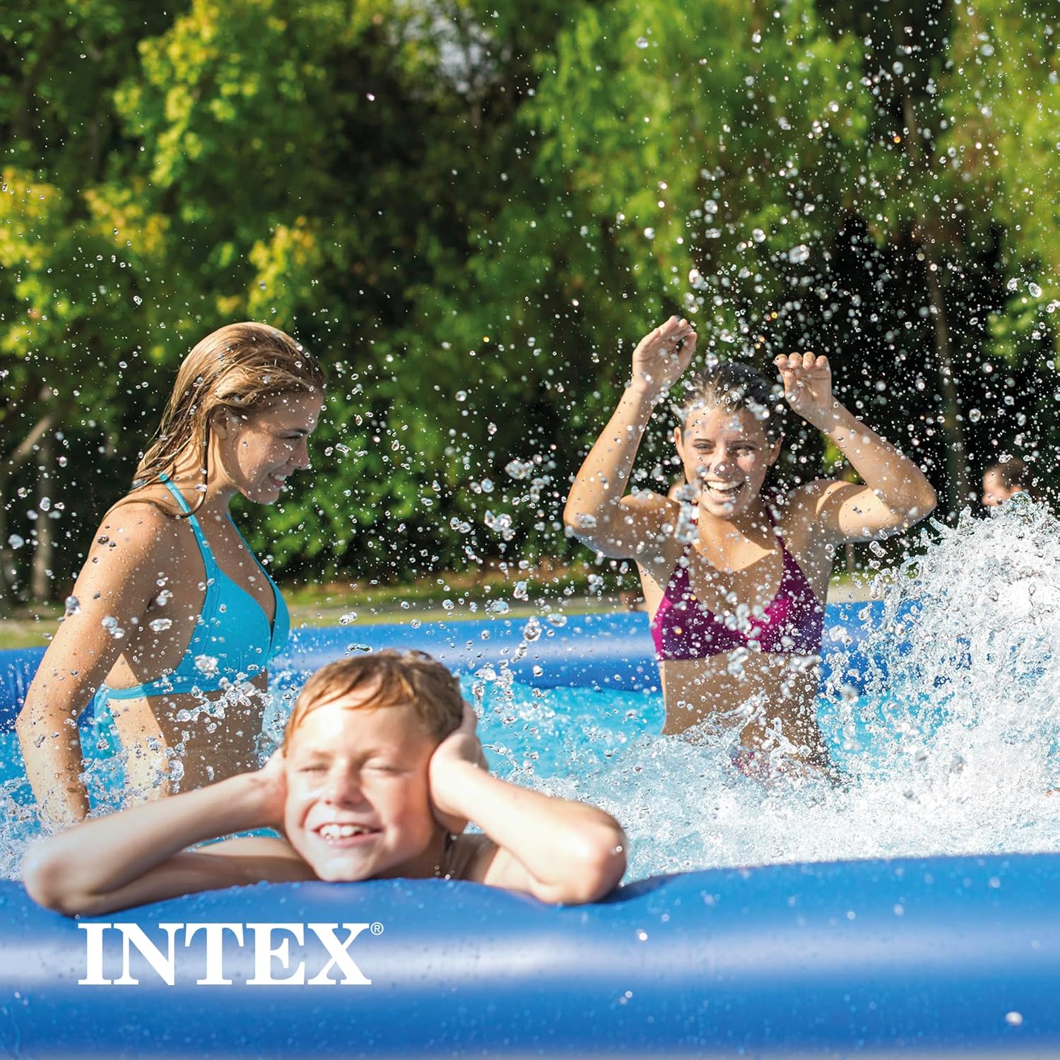 Buy now Intex 28120EH Easy Set Inflatable Swimming Pool: 10ft x 30in – Puncture-Resistant Material – Quick Inflation – 1018 Gallon Capacity – 23in Water Depth at indiglob india