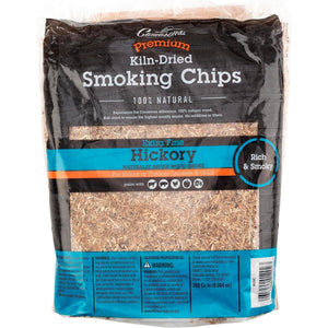 Camerons All Natural Extra Fine Hickory BBQ Wood Chips - 260 Cu. In. Bag, Approx 2 Pounds- Kiln Dried Sawdust Shavings for Cocktail Smoking Guns, Smokers, Smoke Boxes - Barbecue Grilling Gifts for Men